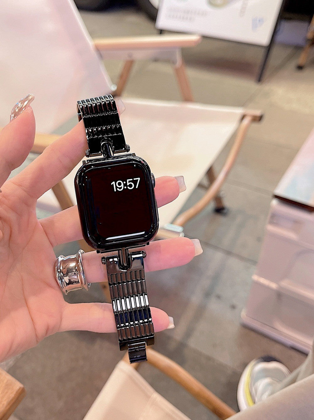 New Vintage Metal T Buckle Strap Tide