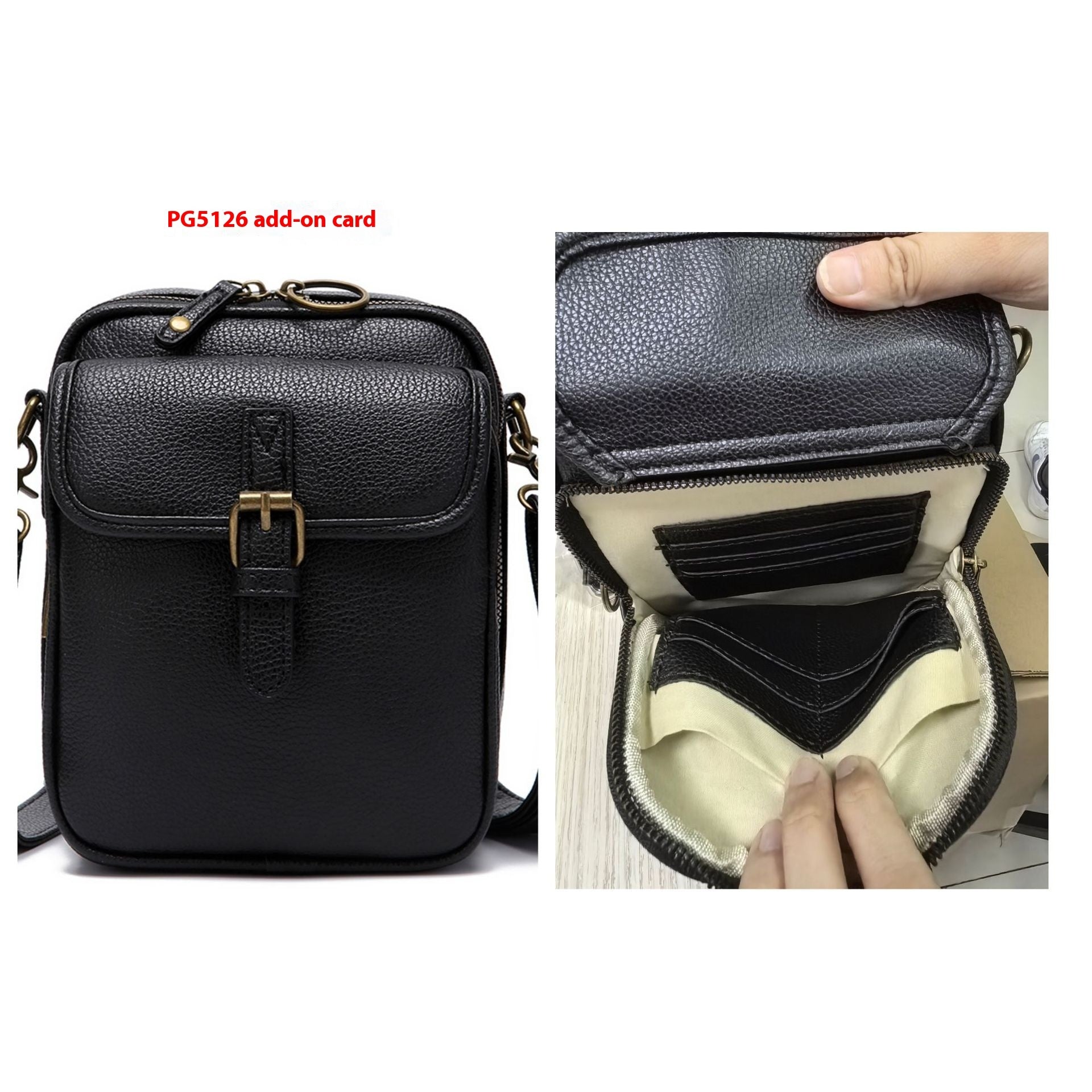 Unisex Vintage Large Capacity Messenger Bag Storage Bag  With 10 Card Inserts Casual Backpack Women's Bag Retro Backpack Large Capacity Travel