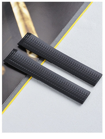 Rubber Watch Strap Baida ''silicone Strap 21mm Folding Buckle