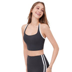 Nude Feel Yoga Clothes Bra Adjustable Spaghetti Strap Fitness