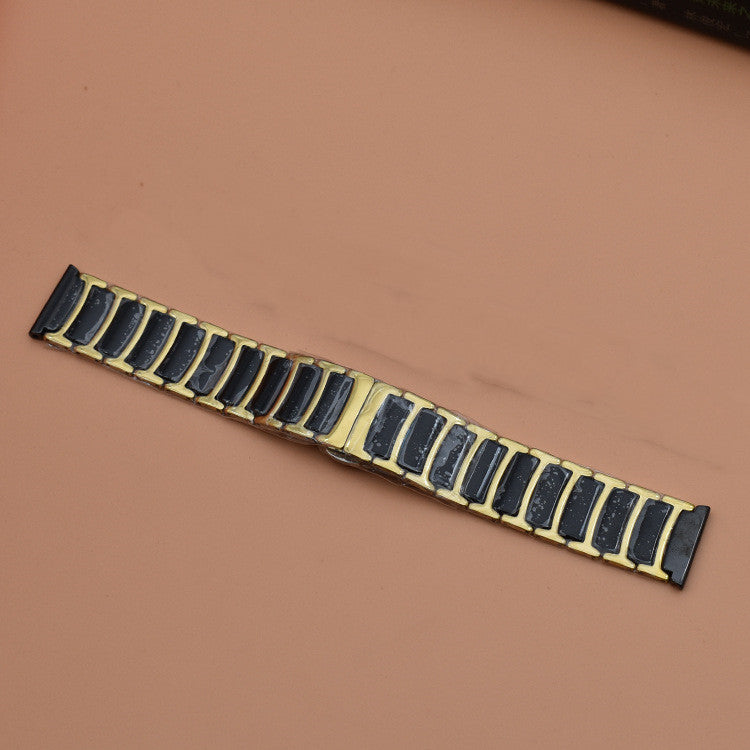 Stainless Steel Ceramic Smart Watch Strap