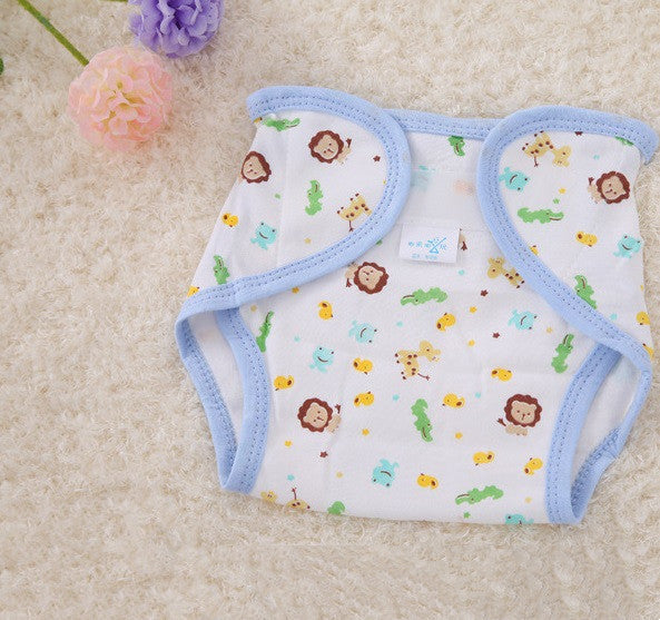 Cotton Cartoon Printed Cloth Diaper Washable Baby Diaper