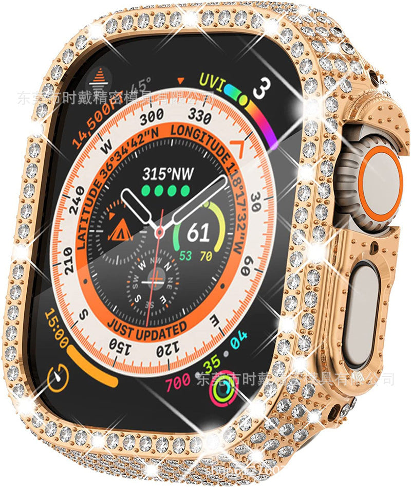 Full Diamond Cut-out Smart Watch Protective Case