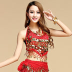Dance Costume Sequined Chili Bra Top