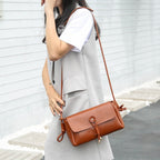 Oil Wax Leather Messenger Women's Fashion Shoulder Bag