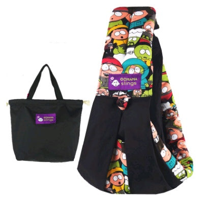 Cotton breathable sling baby carrier baby bag back pocket