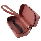 Storage Bag With Lychee Pattern Leather Cover