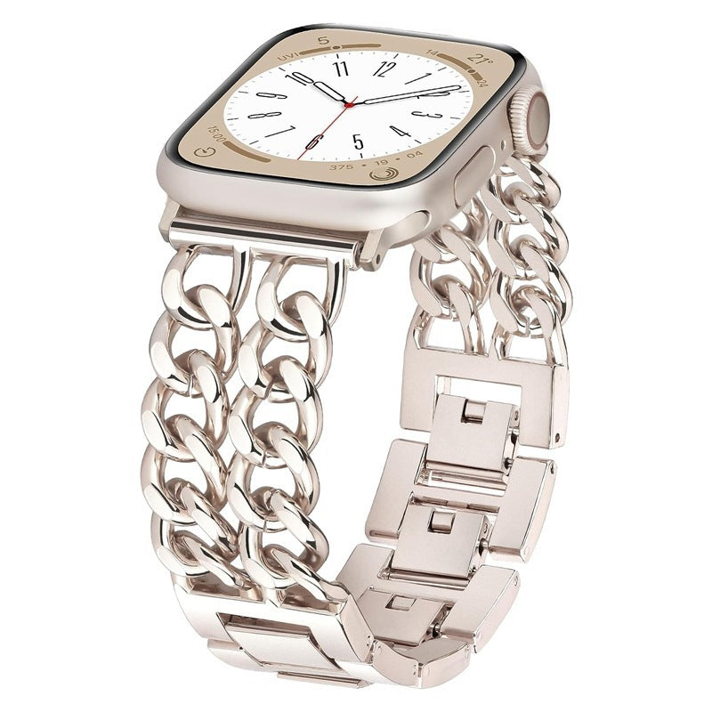 Stainless Steel Metal Strap Denim Chain Wrist Strap