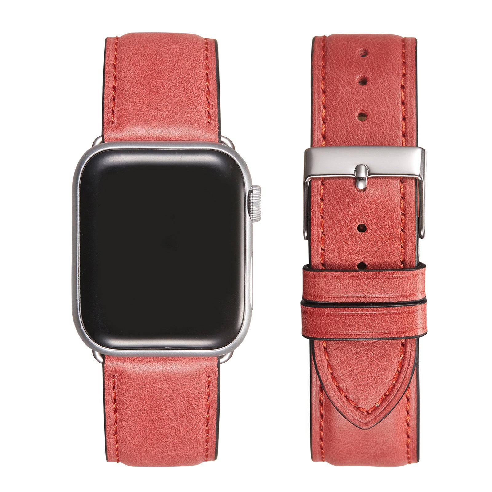 Vintage Oil Wax Leather Smart Watch Strap