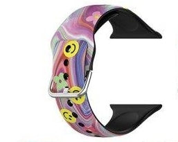 Silicone Watch Strap 44mm 40mm 41mm 45mm 38mm