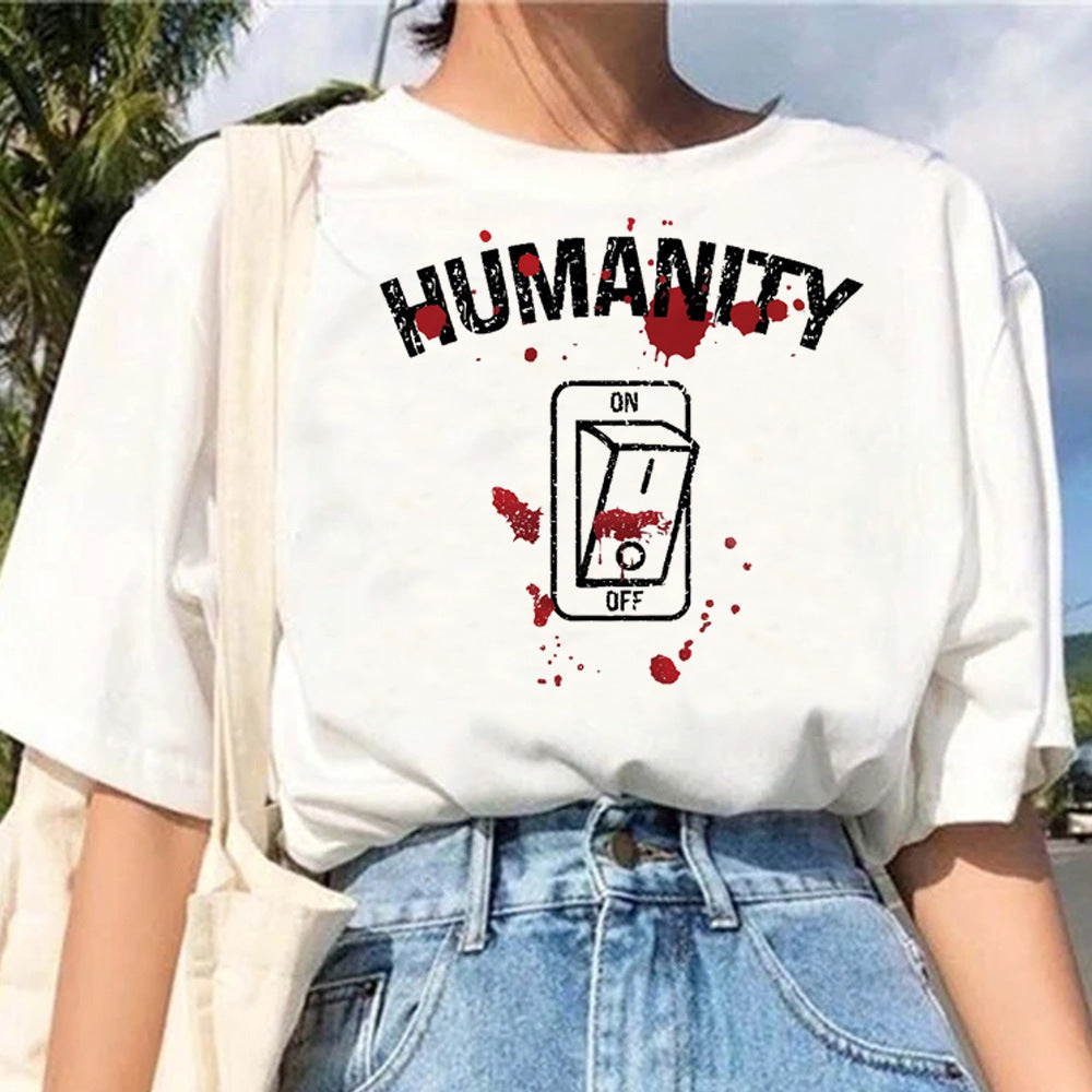 Women's Simple Casual Solid Color Short Sleeve