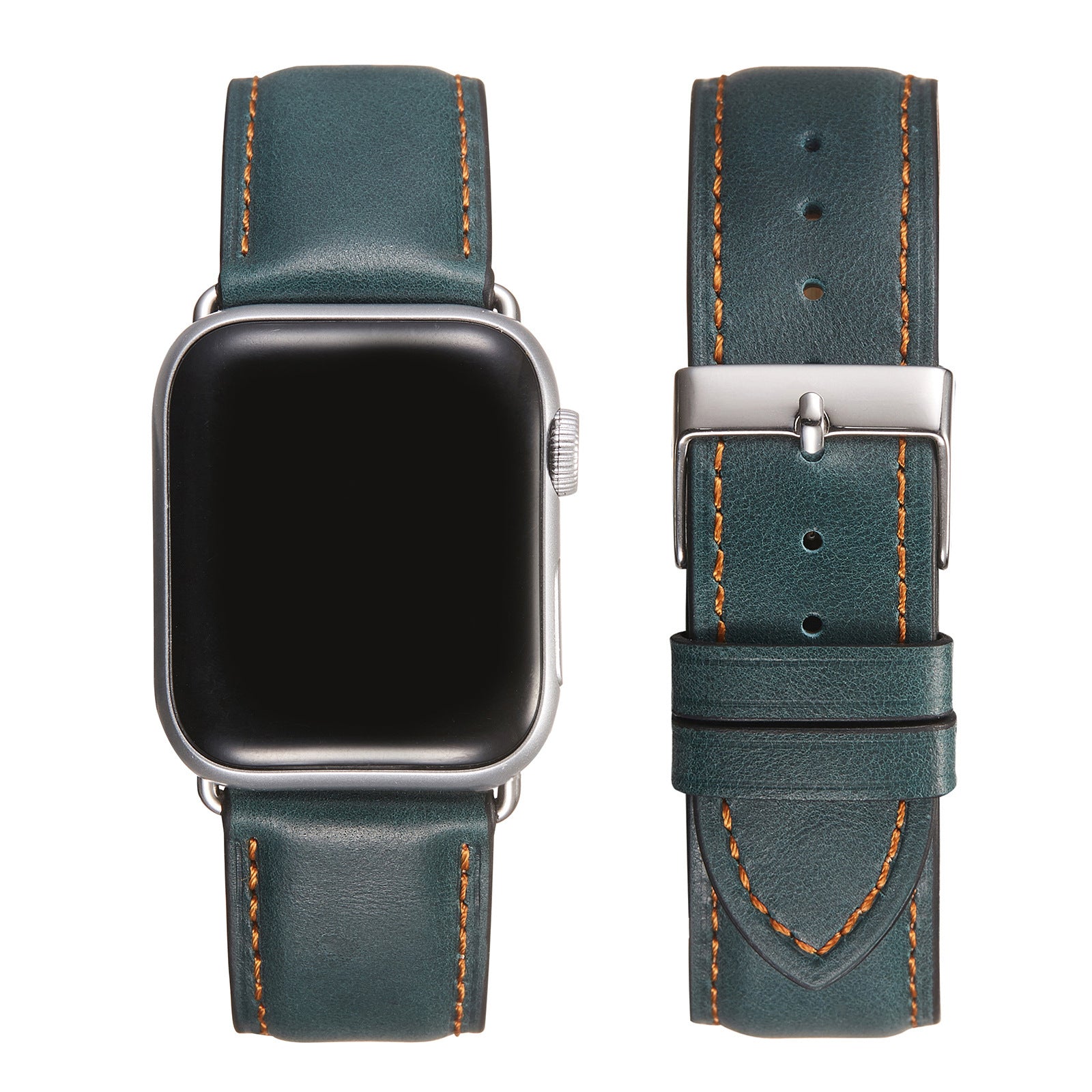 Vintage Oil Wax Leather Smart Watch Strap