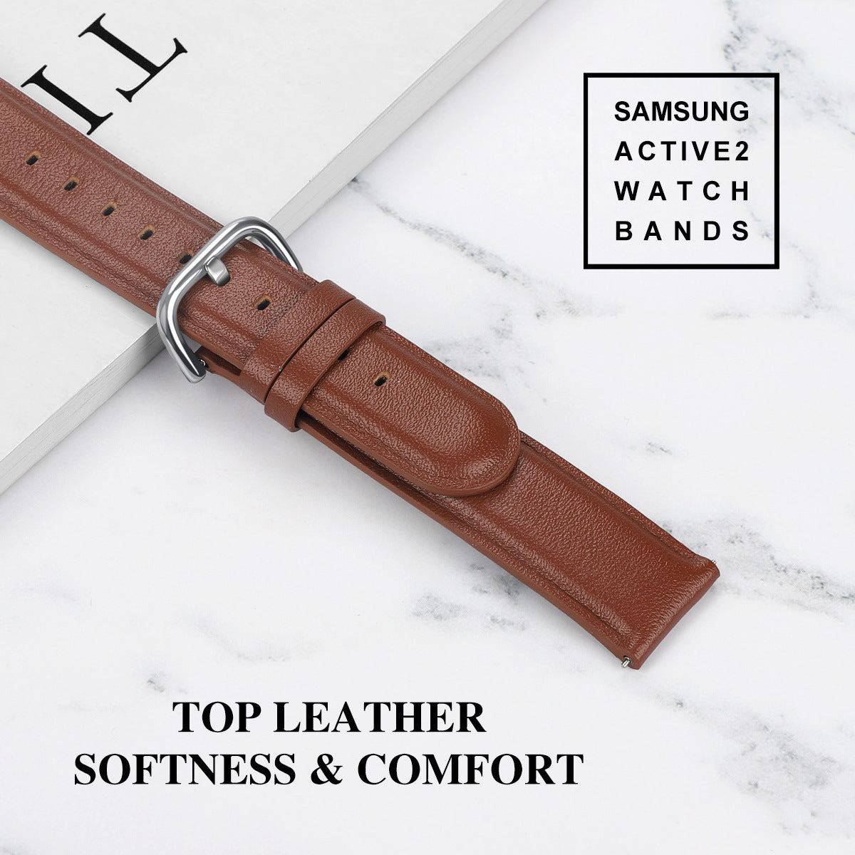 Hot Sale Smart Watch Genuine Leather Strap
