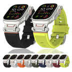 Mecha Stripe Metal Toe Cap Silicone Strap