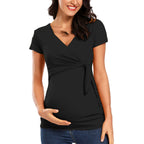 European And American Short-sleeved Maternity Wear