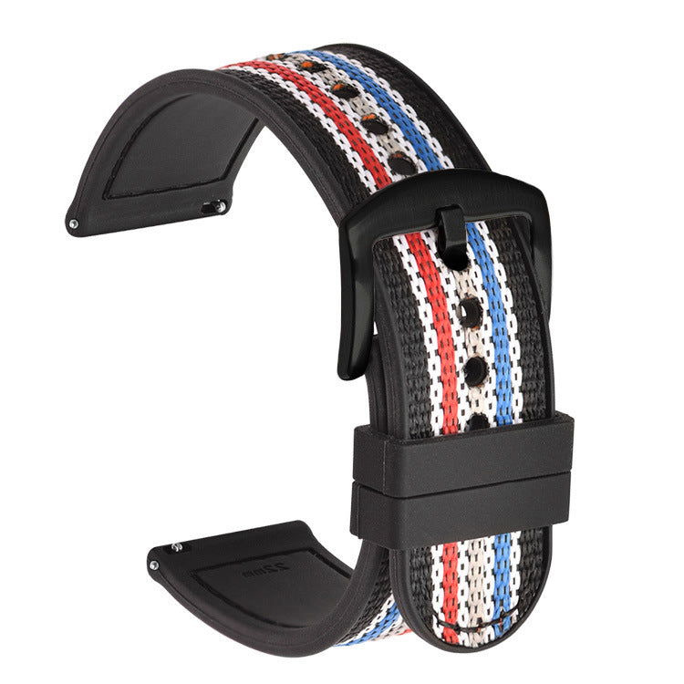 Fashion Minimalist Smart Watch Nylon Silicone Strap