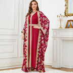 Cardigan Polyester Robe Dubai Dress