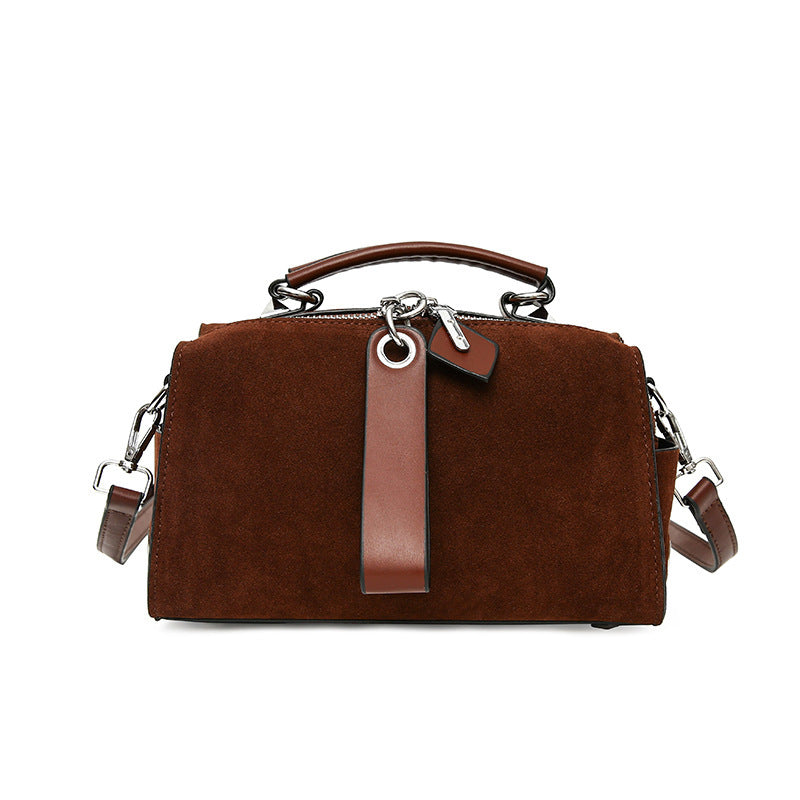 Fashionable High-end Soft Leather Women's Shoulder Messenger Bag