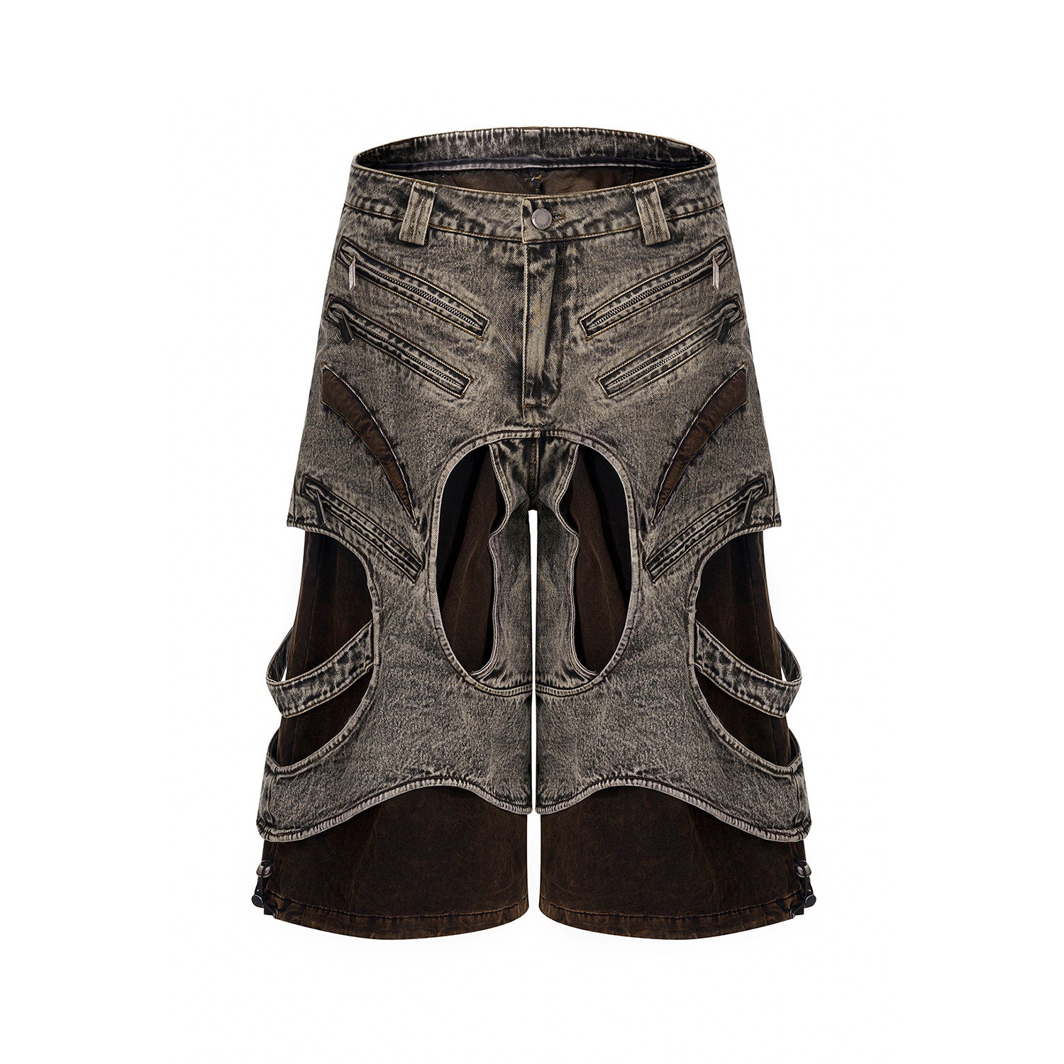 Splicing Denim Vest Jacket Men's Summer Zipper Sleeeless Camisole