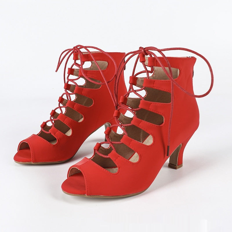Women's Lace-up Latin Modern Jazz Dance Dance Shoe