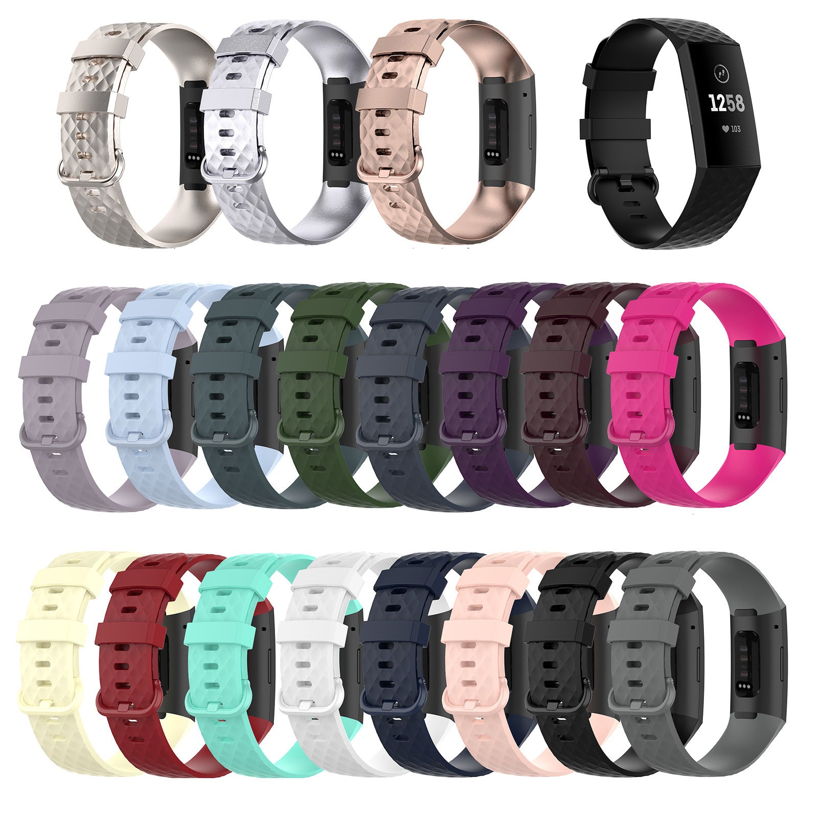 Silicone Strap Is Suitable For Smart Watch Sports