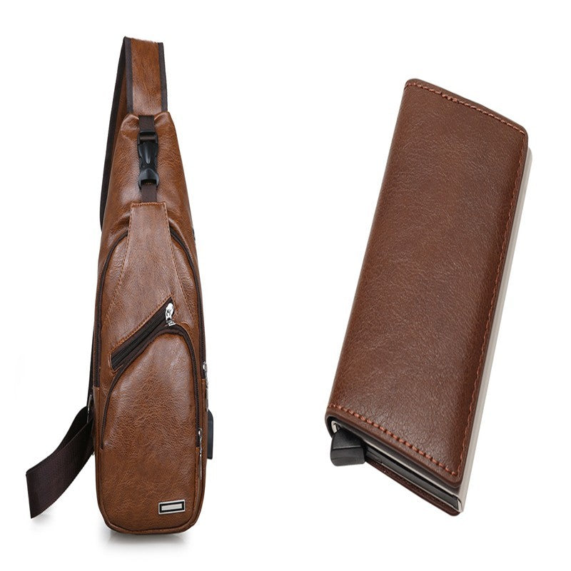 USB charging chest bag