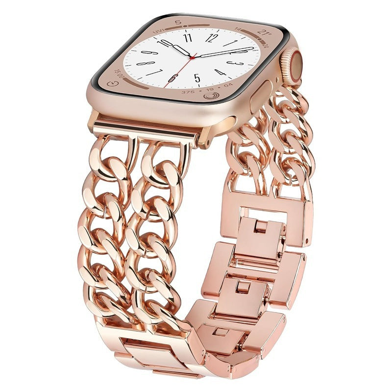 Stainless Steel Metal Strap Denim Chain Wrist Strap